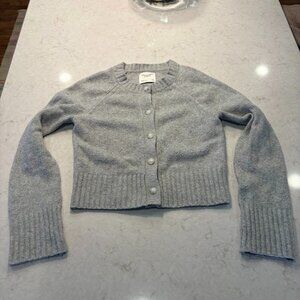 Abercrombie & Fitch Cropped Grey Cardigan